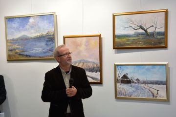 Tadeusz Blicharz . „Pejzaże szpachlą malowane”- wernisaż wystawy