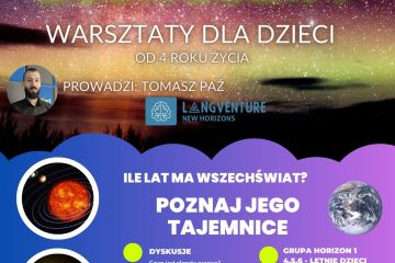 Układ Słoneczny - Warsztaty naukowe z Langventure New Horizons