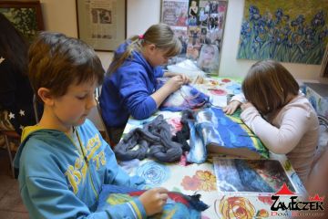 Zimowe Atelier prowadzone przez instruktora Barbarę Żelazną - Fotorelacja