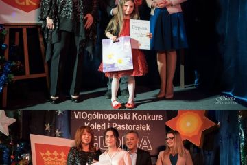 Wyróżnienie dla Julii Kamińskiej I Apolonii Jakubczyk w konkursie kolęd i pastorałek "Gloria"
