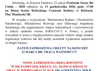 Komunikat (Scena dla Ciebie 2020)