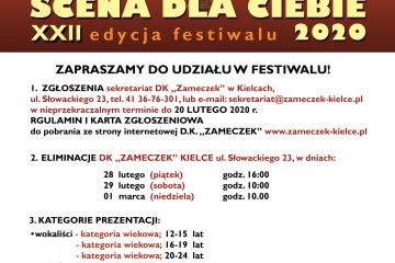 Eliminacje do Sceny dla Ciebie 2020 w Zameczku (Dzień 3 - niedziela)