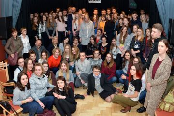 Debaty Młodych z panem MICHAŁEM KOTAŃSKIM - dyrektorem Teatru im. Stefana Żeromskiego w Kielcach