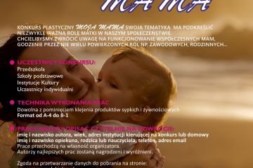 XIII Edycja konkursu plastycznego - Moja Mama