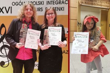 Dwa złota i brąz  dla wokalistów Studia Wokalnego Andrzeja Wolskiego  z Domu Kultury "Zameczek"