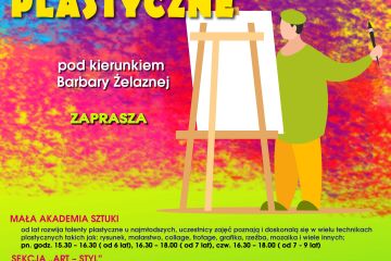 ZAMECZKOWE ATELIER PLASTYCZNE pod kierunkiem Barbary Żelaznej NOWY SEZON ARTYSTYCZNY 2022/23