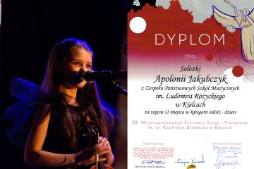 Apolonia Jakubczyk. Najmłodsza wokalistka w Studiu Wokalnym "AW". Oto Jej ostatnie Trofea Festiwalowe. Grudzień i styczeń były bardzo pracowite. 🎤😀😀😀 Wielkie  Gratulacje