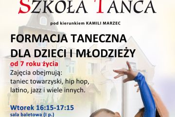 ZAMECZKOWA SZKOŁA TAŃCA NOWY SEZON ARTYSTYCZNY 2021/22