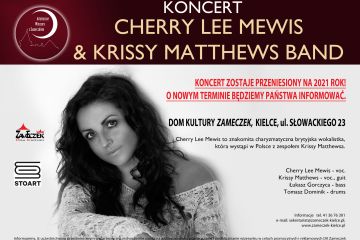  Koncert Cherry Lee Mewis & Krissy Matthews Band - ODWOŁANY