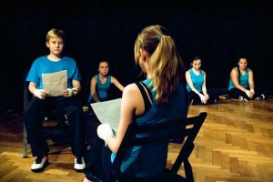 Pokaz etiudy pt. "Mistrzowie boksu"spektakl wieńczący IX Podróż - kierunek Teatr