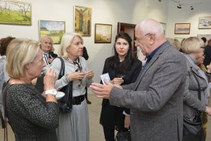 Tadeusz Blicharz. "Pejzaże szpachlą malowane"- wernisaż wystawy