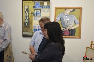 Wystawa malarstwa,rysunku i grafiki Justyny Pośpiech pt "ZNAKI CZASU"- fotorelacja
