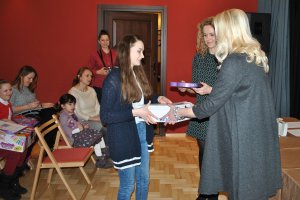 Rozdanie nagród w IX Ogólnopolskim Konkursie Moja Kartka Walentynka