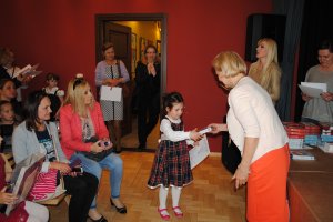 Rozdanie nagród w V Konkursie Plastycznym pt. "Moja Mama"