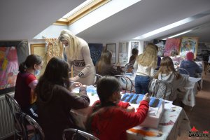 Zimowe Atelier - Pejzaż wełną malowany - pod kierunkiem Barbara Żelaznej