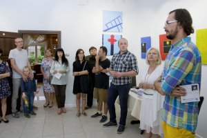 Wernisaż wystawy malarstwa Marcina Lubery