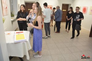 Wernisaż wystawy malarstwa Justyny Odej 