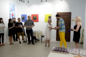 Wernisaż wystawy malarstwa Marcina Lubery