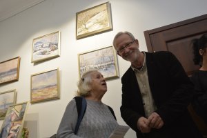 Tadeusz Blicharz. "Pejzaże szpachlą malowane"- wernisaż wystawy