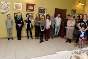 Wernisaż wystawy pokonkursowej IV Wojewódzkiego Konkursu Rysunku i Malarstwa dla Nieprofesjonalistów - Pasja 2016