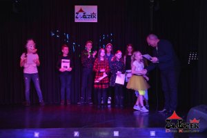 Koncert uczestników zimowych warsztatów wokalnych pod kierunkiem instruktora Andrzeja Wolskiego
