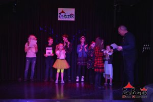 Koncert uczestników zimowych warsztatów wokalnych pod kierunkiem instruktora Andrzeja Wolskiego