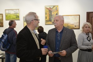 Tadeusz Blicharz. "Pejzaże szpachlą malowane"- wernisaż wystawy