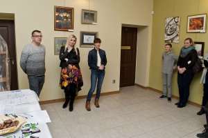 Wernisaż wystawy pokonkursowej IV Wojewódzkiego Konkursu Rysunku i Malarstwa dla Nieprofesjonalistów - Pasja 2016