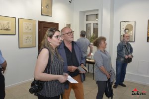 Wystawa malarstwa,rysunku i grafiki Justyny Pośpiech pt "ZNAKI CZASU"- fotorelacja