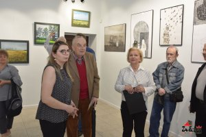 Wystawa malarstwa,rysunku i grafiki Justyny Pośpiech pt "ZNAKI CZASU"- fotorelacja