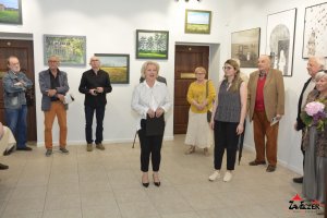 Wystawa malarstwa,rysunku i grafiki Justyny Pośpiech pt "ZNAKI CZASU"- fotorelacja