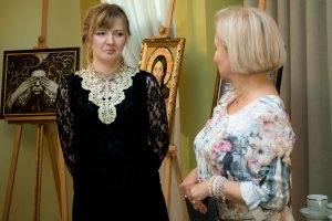 Wernisaż wystawy grafiki i malarstwa-Renata Zybała 