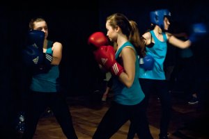 Pokaz etiudy pt. "Mistrzowie boksu"spektakl wieńczący IX Podróż - kierunek Teatr