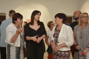 Wernisaż wystawy malarstwa Justyny Odej 