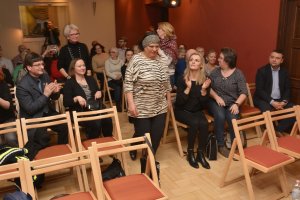 Koncert uczestników feryjnych warsztatów wokalnych pod kierunkiem Grażyny Łobaszewskiej i Andrzeja Wolskiego