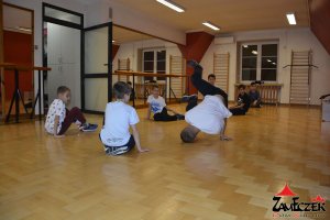 Zajęcia breakdance z instruktorem Piotrem Sikorą
