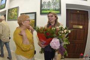 Wystawa malarstwa,rysunku i grafiki Justyny Pośpiech pt "ZNAKI CZASU"- fotorelacja