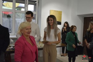 Wernisaż wystawy "Wieki Złotem Malowane" Natalii Kaczmarzyńskiej - Siejek