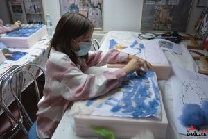 Zimowe Atelier - Pejzaż wełną malowany - pod kierunkiem Barbara Żelaznej