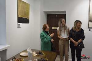 Wernisaż wystawy "Wieki Złotem Malowane" Natalii Kaczmarzyńskiej - Siejek