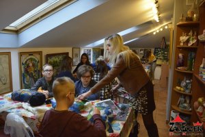 Zimowe Atelier prowadzone przez instruktora Barbarę Żelazną