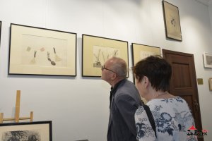 Wystawa malarstwa,rysunku i grafiki Justyny Pośpiech pt "ZNAKI CZASU"- fotorelacja