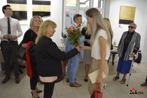 Wernisaż wystawy "Wieki Złotem Malowane" Natalii Kaczmarzyńskiej - Siejek