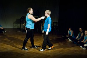 Pokaz etiudy pt. "Mistrzowie boksu"spektakl wieńczący IX Podróż - kierunek Teatr