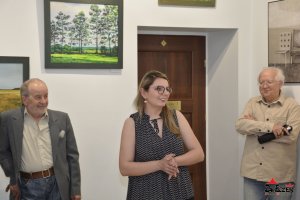 Wystawa malarstwa,rysunku i grafiki Justyny Pośpiech pt "ZNAKI CZASU"- fotorelacja