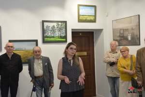 Wystawa malarstwa,rysunku i grafiki Justyny Pośpiech pt "ZNAKI CZASU"- fotorelacja