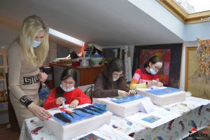 Zimowe Atelier - Pejzaż wełną malowany - pod kierunkiem Barbara Żelaznej