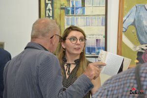Wystawa malarstwa,rysunku i grafiki Justyny Pośpiech pt "ZNAKI CZASU"- fotorelacja