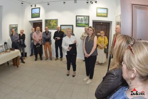 Wystawa malarstwa,rysunku i grafiki Justyny Pośpiech pt "ZNAKI CZASU"- fotorelacja