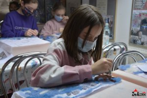 Zimowe Atelier - Pejzaż wełną malowany - pod kierunkiem Barbara Żelaznej